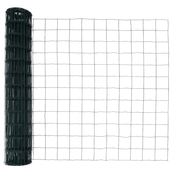 Îngrădire cu stâlpi Verde 0.8 x 10 m Oțel - WALTI WALTI