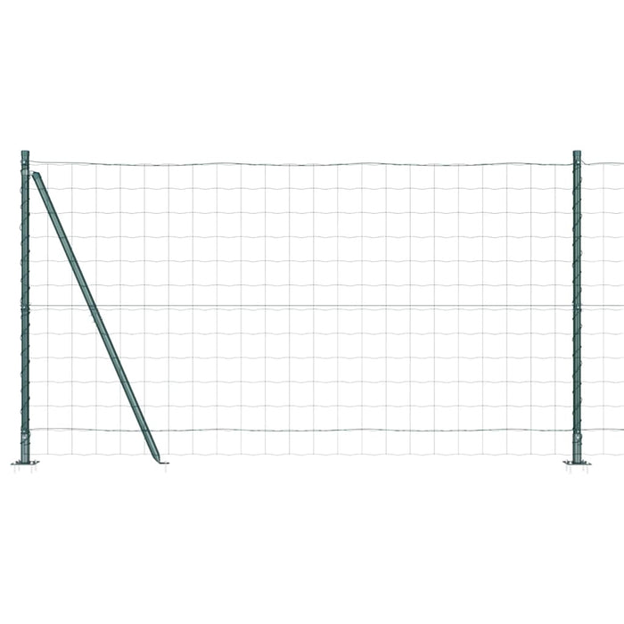 Îngrădire cu stâlpi Verde 1.2 x 10 m Oțel - WALTI WALTI