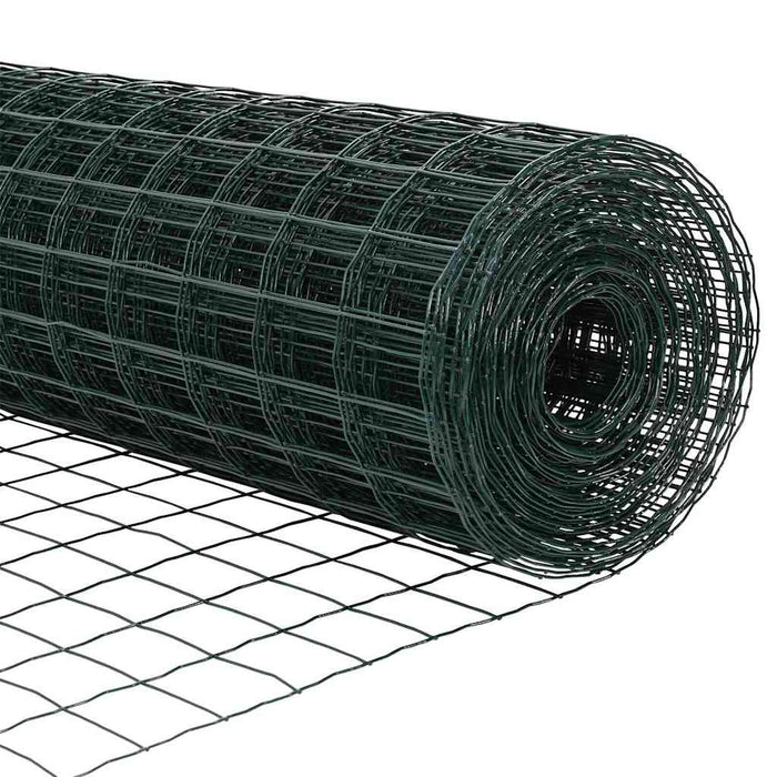 Îngrădire cu stâlpi Verde 0.4 x 25 m Oțel - WALTI WALTI