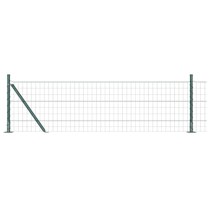 Îngrădire cu stâlpi Verde 0.4 x 25 m Oțel - WALTI WALTI