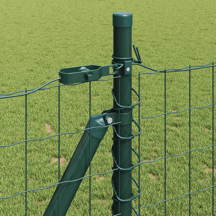 Îngrădire cu stâlpi Verde 0.8 x 25 m Oțel - WALTI WALTI