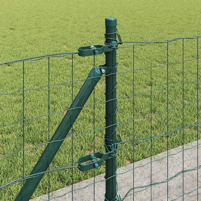 Îngrădire cu stâlpi Verde 0.6 x 10 m Oțel - WALTI WALTI