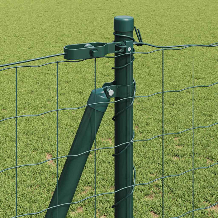 Îngrădire cu stâlpi Verde 1.2 x 10 m Oțel - WALTI WALTI