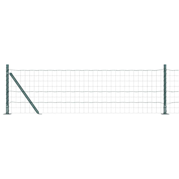 Îngrădire cu stâlpi Verde 0.6 x 25 m Oțel - WALTI WALTI