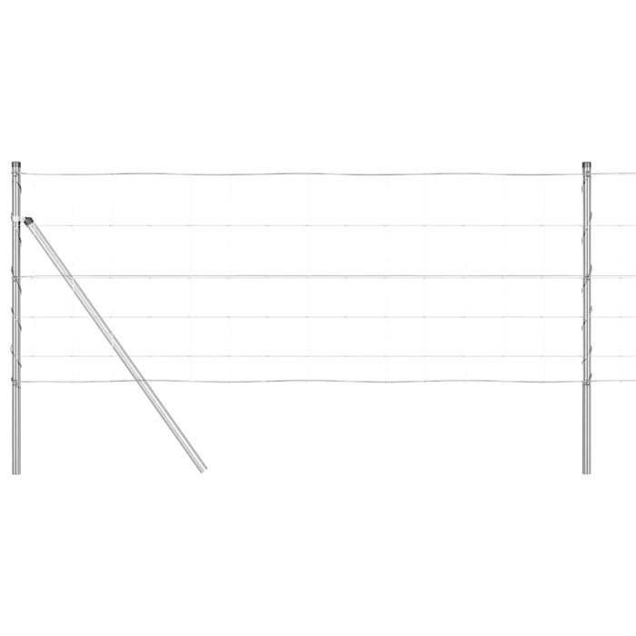 Gard de câmp 0.8x25 m din oțel galvanizat - WALTI WALTI