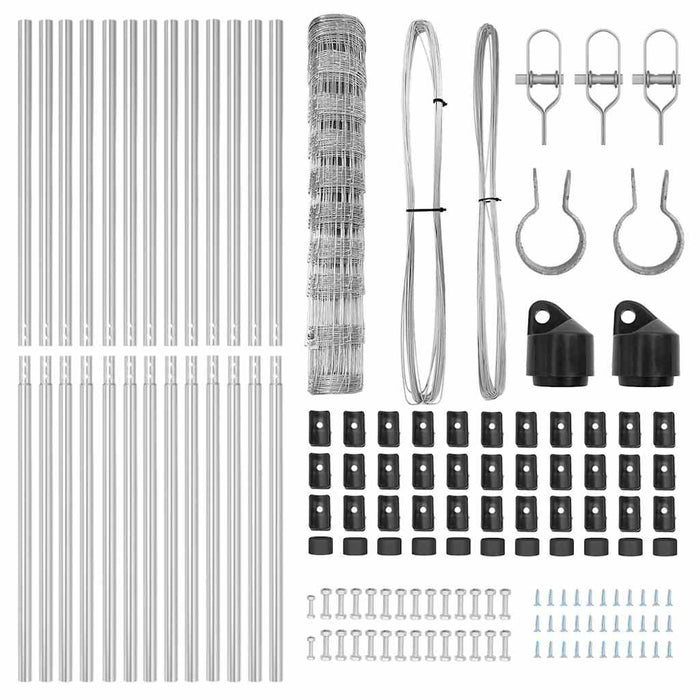 Gard pentru teren, 1x25 m, din oțel galvanizat - WALTI WALTI