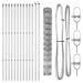 Gard de Teren 1.2x25 m din Oțel Galvanizat - WALTI WALTI