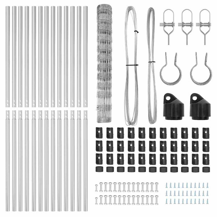 Gard de Teren 1.2x25 m din Oțel Galvanizat - WALTI WALTI