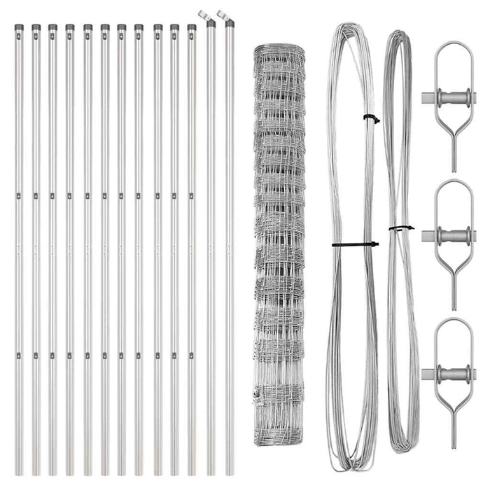 Gard de Câmp 1,2 x 25 m Oțel Galvanizat - WALTI WALTI