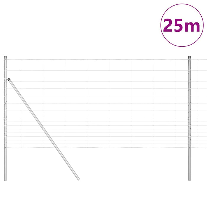 Gard de teren 1.2x25 m din oțel galvanizat - WALTI WALTI