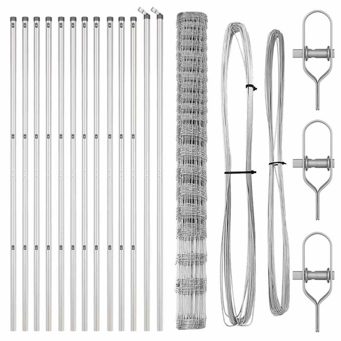 Gard de Teren 1.6 x 25 m din Oțel Galvanizat - WALTI WALTI