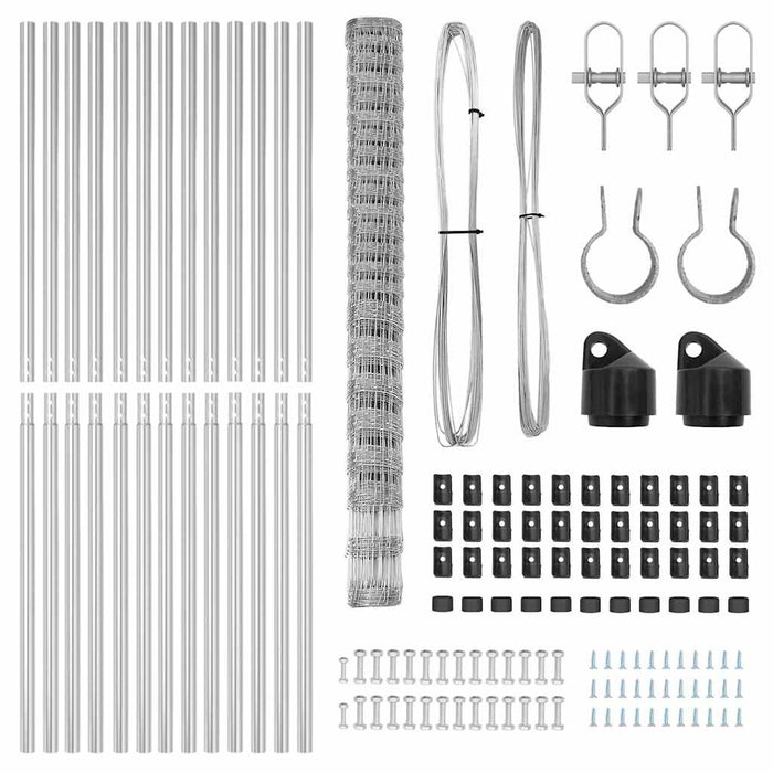 Plasa de Fencing 1.6 x 25 m din oțel zincat - WALTI WALTI