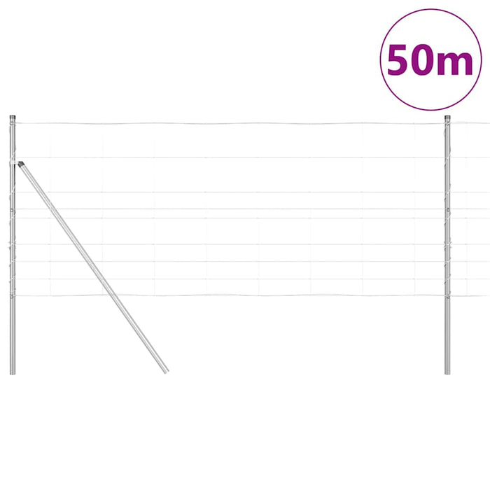 Gard de teren 1x50 m din oțel zincat - WALTI WALTI