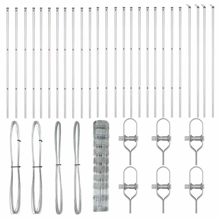 Gard 1x50 m din oțel galvanizat - WALTI WALTI