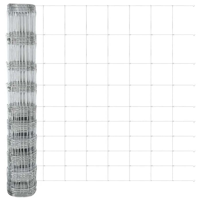 Gard de teren 1,2x50 m din oțel galvanizat - - WALTI WALTI