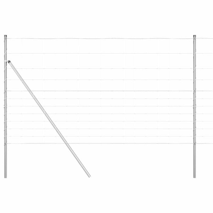 Gard pentru câmp 1.4x50 m din oțel galvanizat - WALTI WALTI