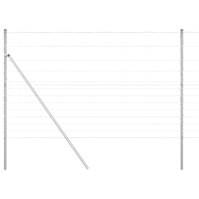 Gard pentru câmp 1.5x50 m din oțel galvanizat - WALTI WALTI
