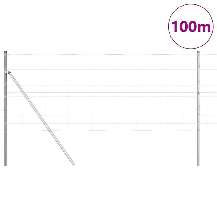 Gard de Câmp 1x100 m Oțel Galvanizat - WALTI WALTI