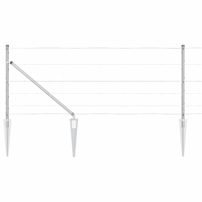 Gard de teren 0.8x25 m din oțel galvanizat - WALTI WALTI