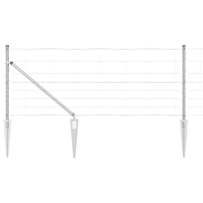 Gard de câmp 0.8x25 m din oțel galvanizat - WALTI WALTI