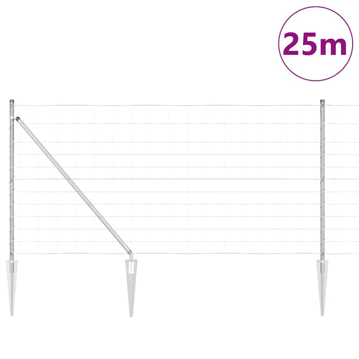Gard de teren 1.2x25 m din oțel galvanizat - WALTI WALTI
