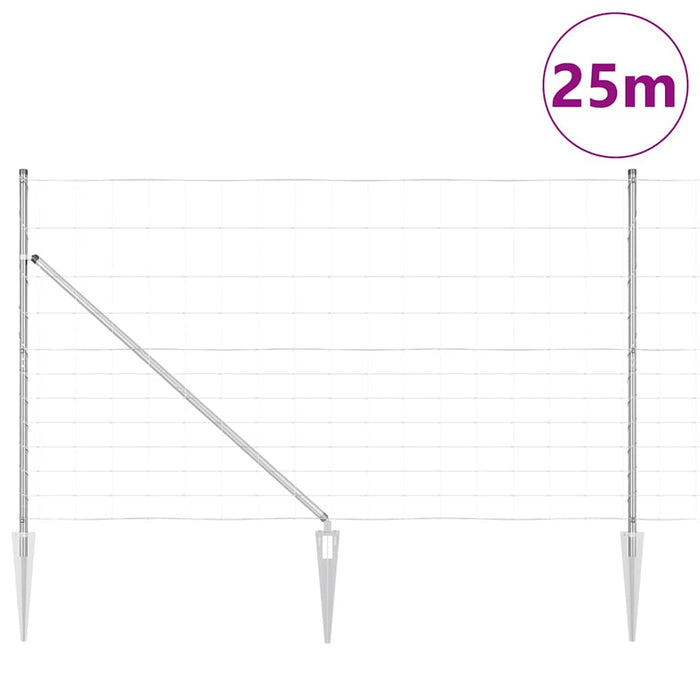 Gard de câmp 1,4x25 m din oțel galvanizat - WALTI WALTI
