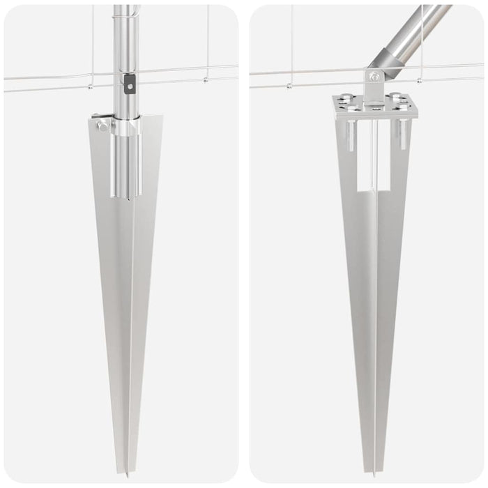 Gard de teren 1.4 x 25m din oțel galvanizat - WALTI WALTI