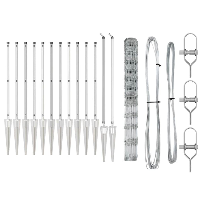 Gard de teren 1.4 x 25m din oțel galvanizat - WALTI WALTI