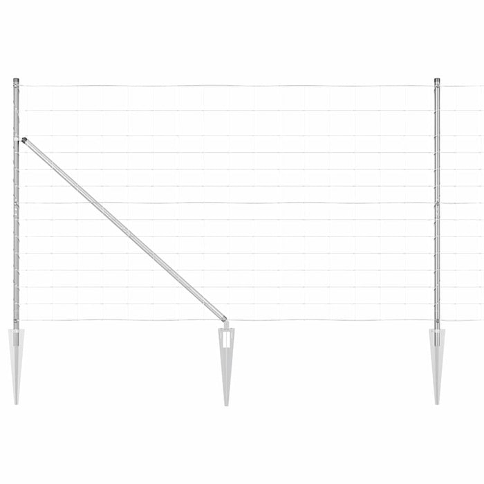 Gard de Teren 1.4x25 m din Oțel Zincat - WALTI WALTI