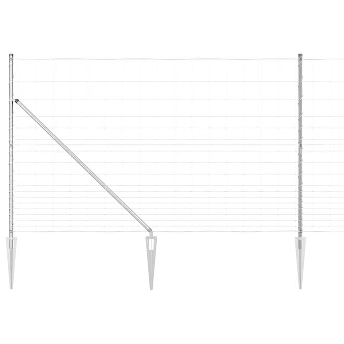 Gard de câmp 1.5x25 m Oțel galvanizat - WALTI WALTI