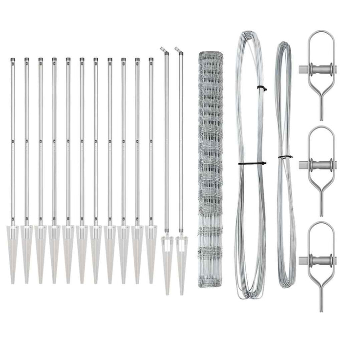 Gard de câmp 1.5x25 m Oțel galvanizat - WALTI WALTI