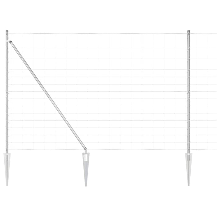 Gard de teren 1,6x25 m din oțel galvanizat - WALTI WALTI