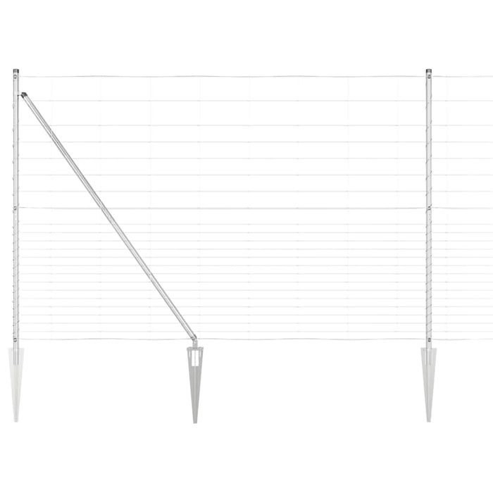 Gard de câmp 1.6x25 m din oțel galvanizat - WALTI WALTI