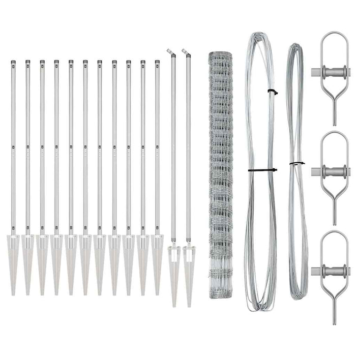 Gard de câmp 1.6x25 m din oțel galvanizat - WALTI WALTI