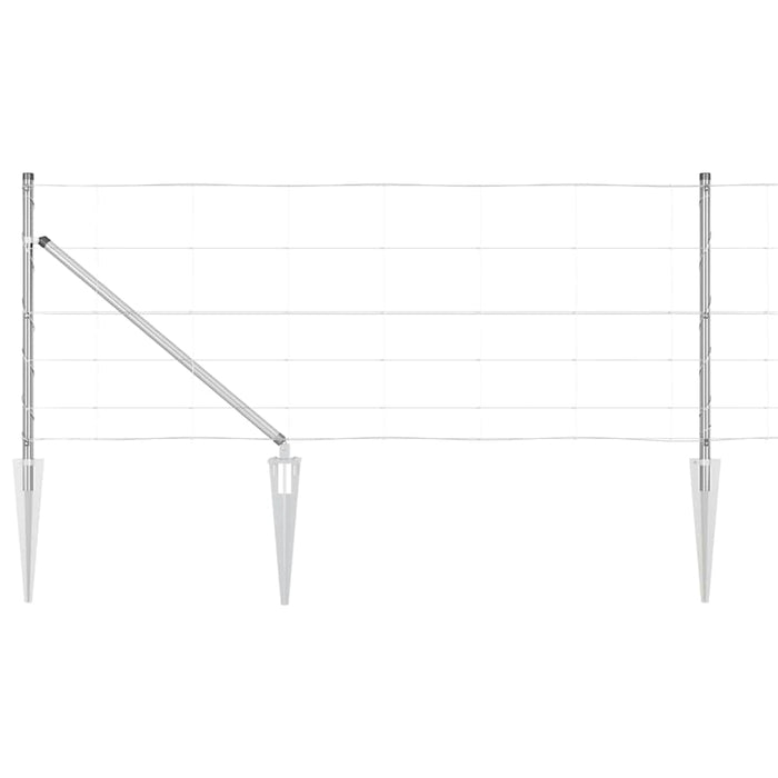 Gard de câmp 0.8x50 m din oțel galvanizat - WALTI WALTI