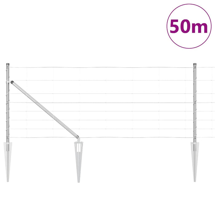 Plasa de câmp 0.8x50 m din oțel galvanizat - WALTI WALTI