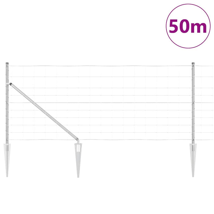 Gard de câmp 1x50 m din oțel zincat - WALTI WALTI