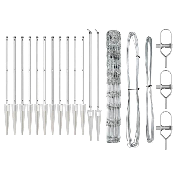 Gard de Teren 1.2 x 50 m din Oțel Galvanizat - WALTI WALTI