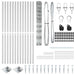 Gard de Teren 1.2 x 50 m din Oțel Galvanizat - WALTI WALTI