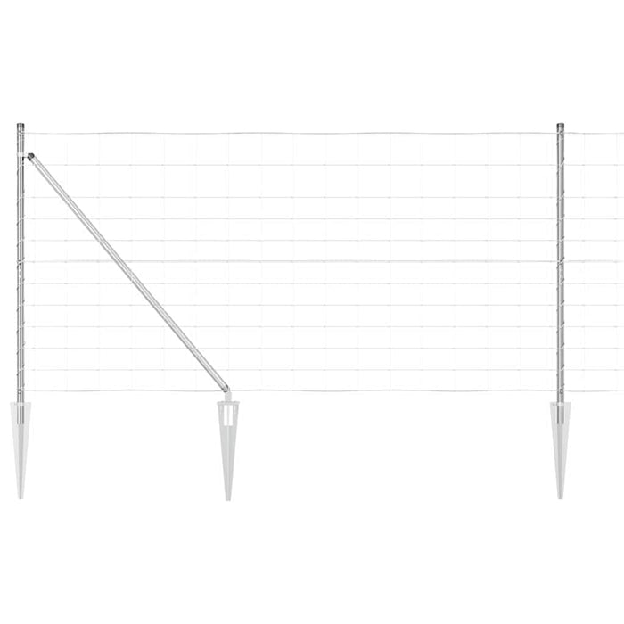 Gard pentru câmp 1.2x50 m din oțel galvanizat - WALTI WALTI