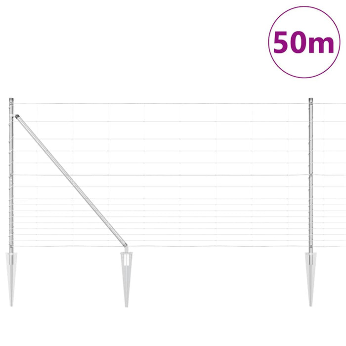 Gard de Terren 1.2x50 m Oțel Galvanizat - WALTI WALTI