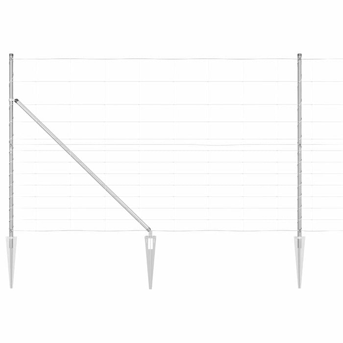 Gard de câmp 1.5x50 m din oțel galvanizat - WALTI WALTI