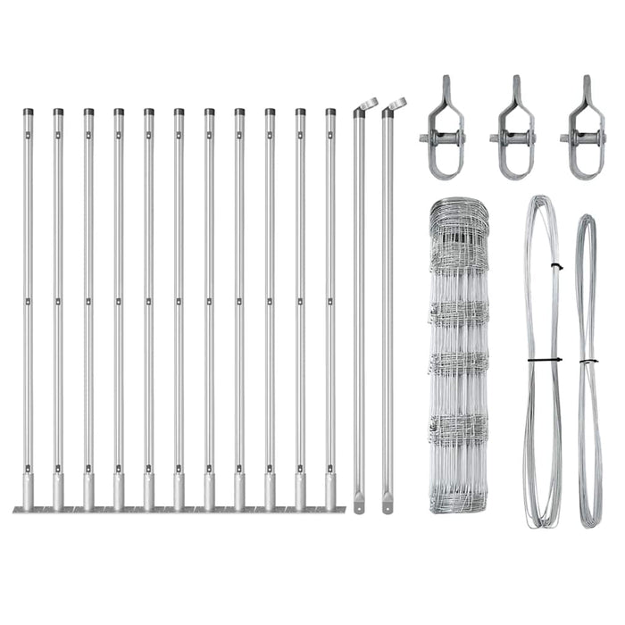 Gard de câmp 0.8x25 m din oțel galvanizat - WALTI WALTI
