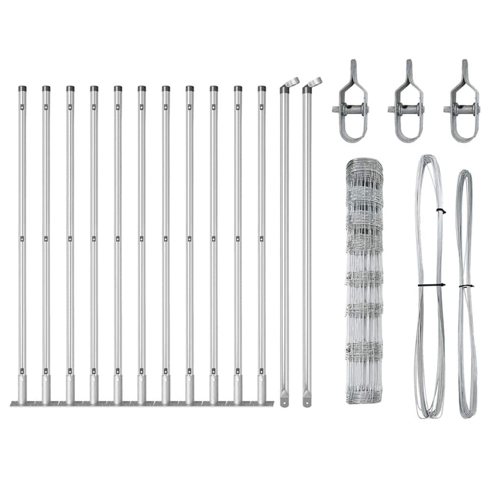 Gard de câmp 1x25 m Oțel galvanizat - WALTI WALTI