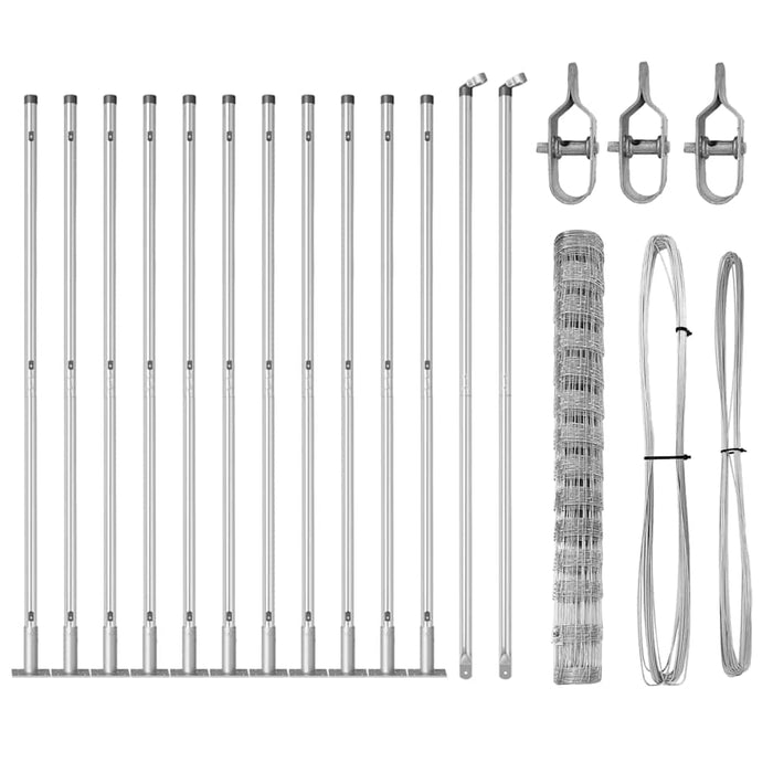 Gard de teren 1,4x25 m din oțel galvanizat - WALTI WALTI