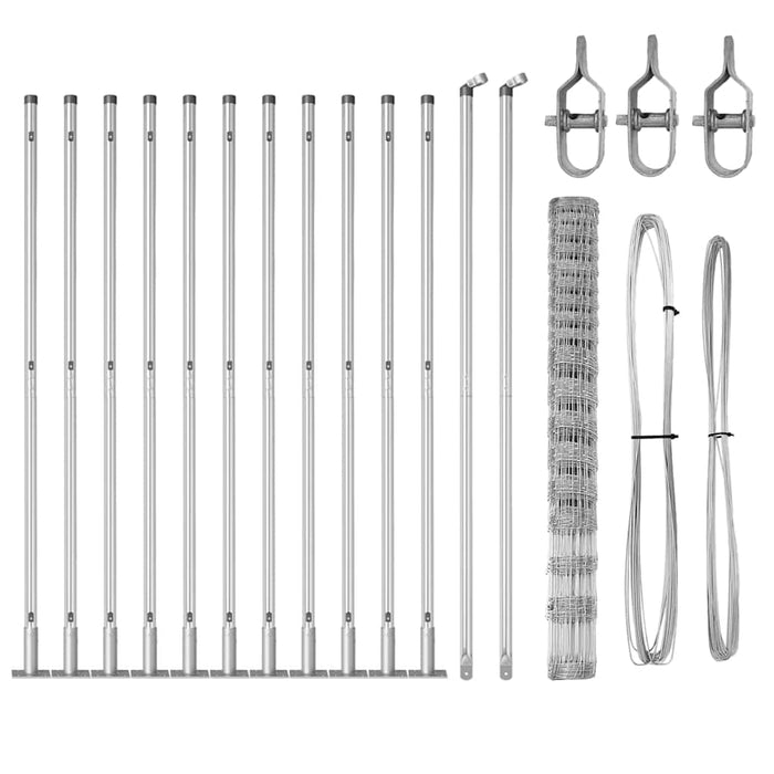 Gard de câmp 1,5x25 m din oțel galvanizat - WALTI WALTI