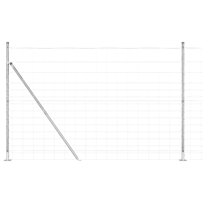 Gard de teren , 1.6 x 25 m, din oțel galvanizat - WALTI WALTI