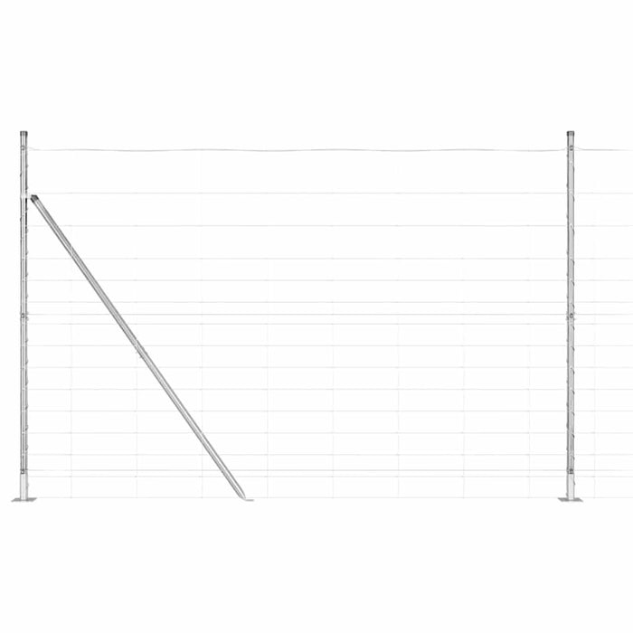 Gard de câmp 1.6x25 m Oțel galvanizat - WALTI WALTI