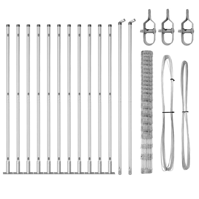 Gard de teren 1.6x25 m din oțel galvanizat - WALTI WALTI