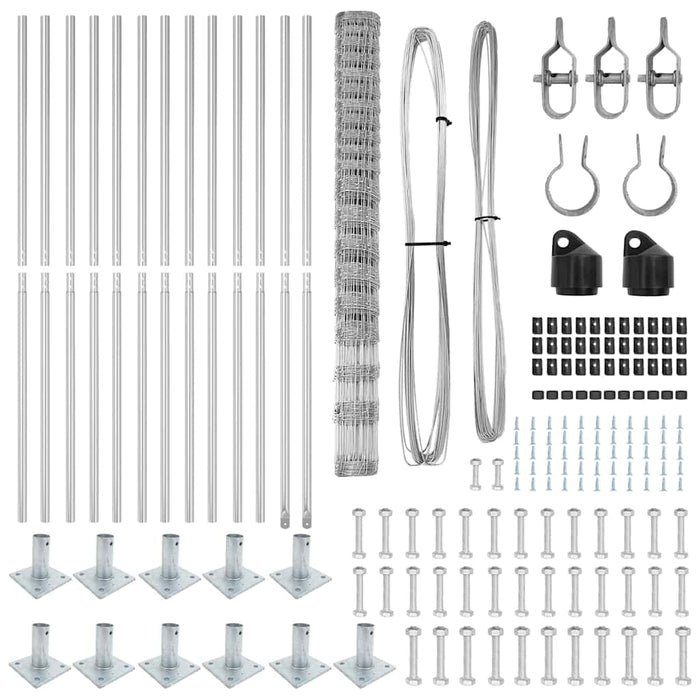 Gard de teren 1.6x25 m din oțel galvanizat - WALTI WALTI